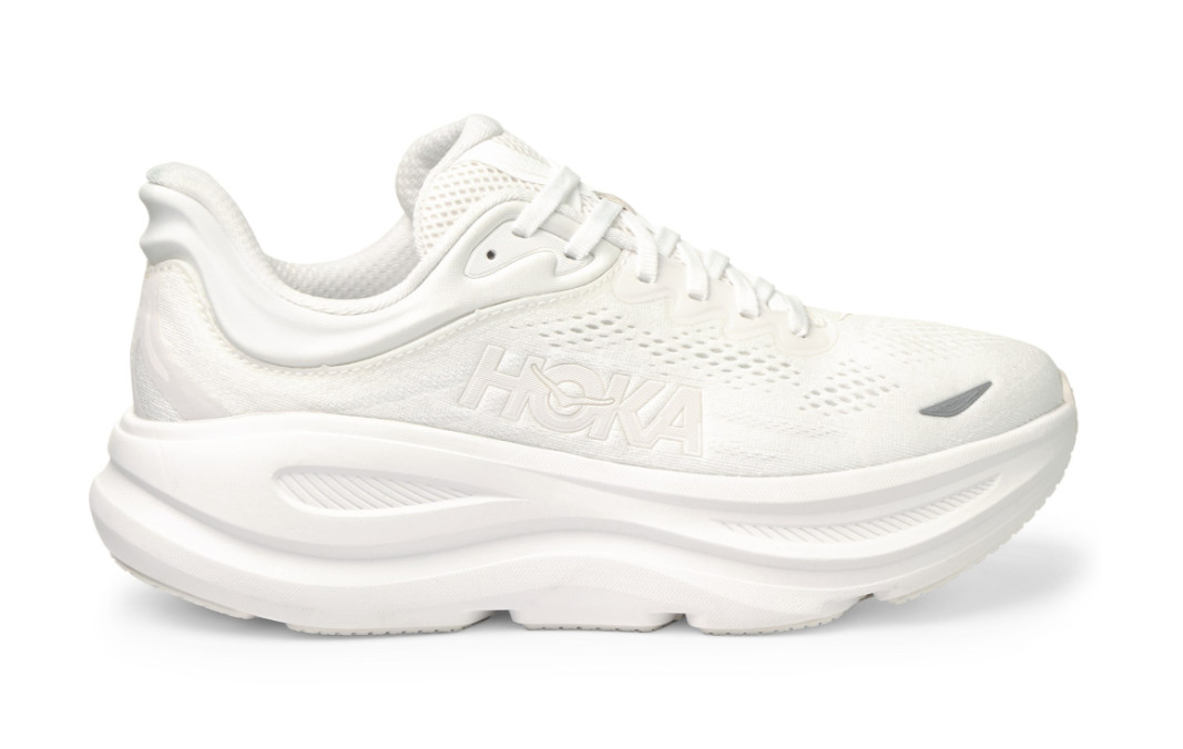 HOKA Bondi 9 Road-Running Shoes – Women’s, White/White