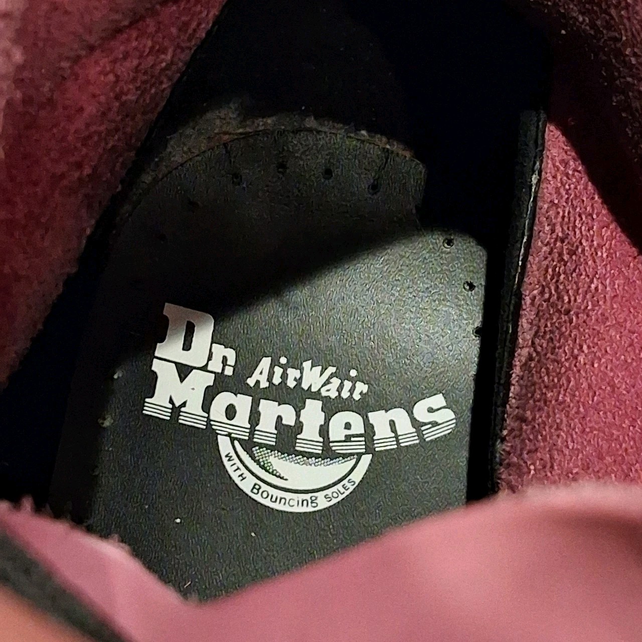 Dr Martens 1460 Womens US 11 Muted Purple Smooth Leather 8 Eye Combat Boots Pink