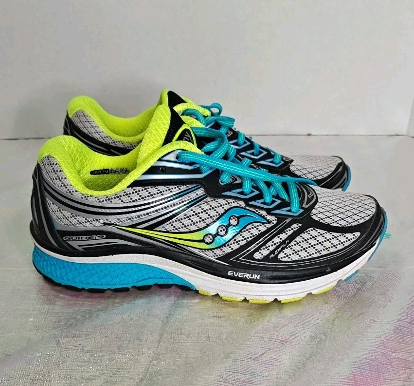 Saucony Everun Guide 9 Size 6.5 Women Running Shoes 8mm Offset Run-dry S10295-1