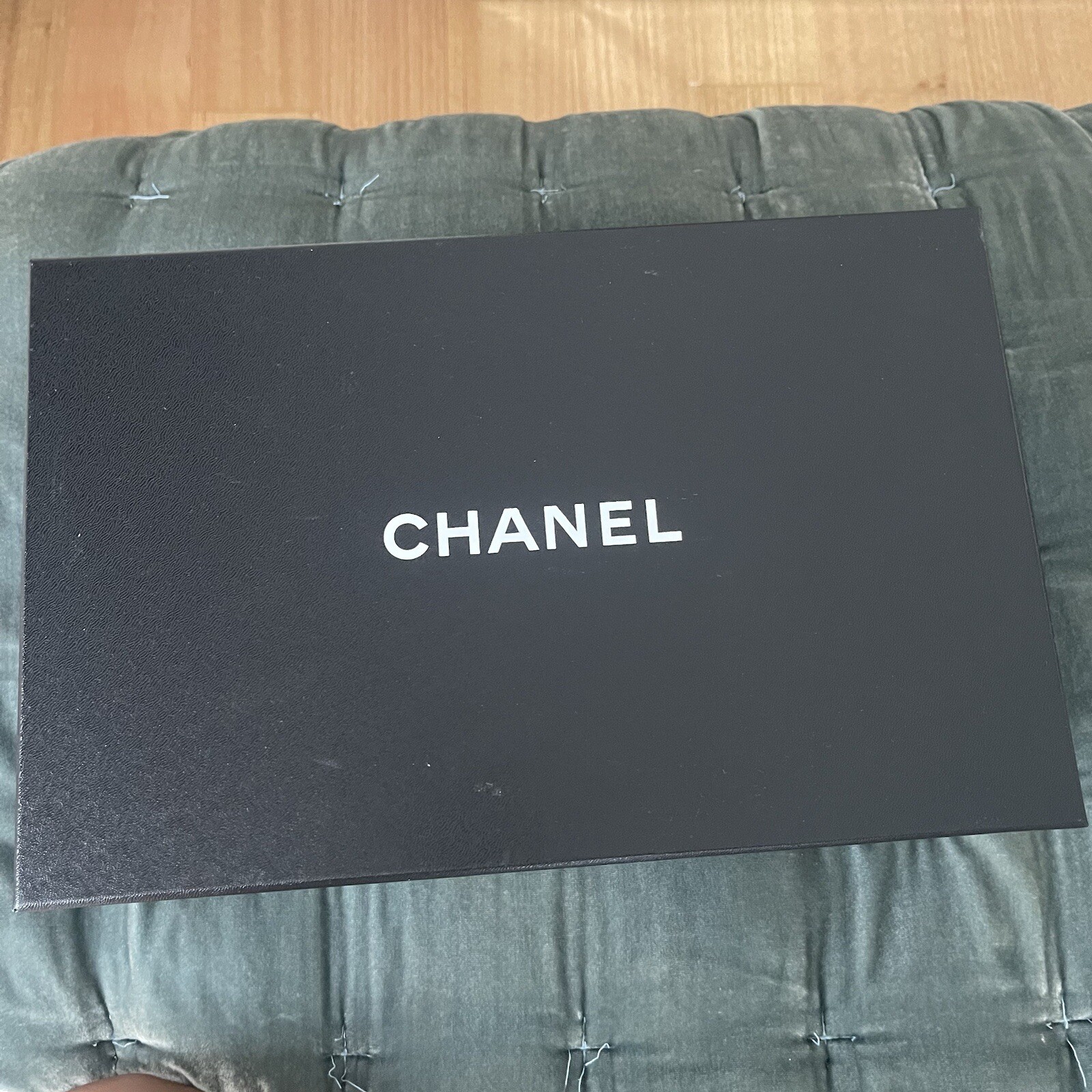 Chanel Logo Pull Tab Lace-up Sneakers White & Black Size 34.5