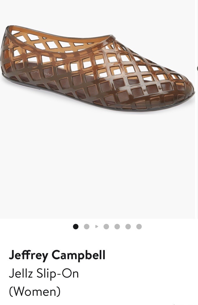 Size 7 Jeffrey Campbell Mocha Brown Jellz Jelly Flats