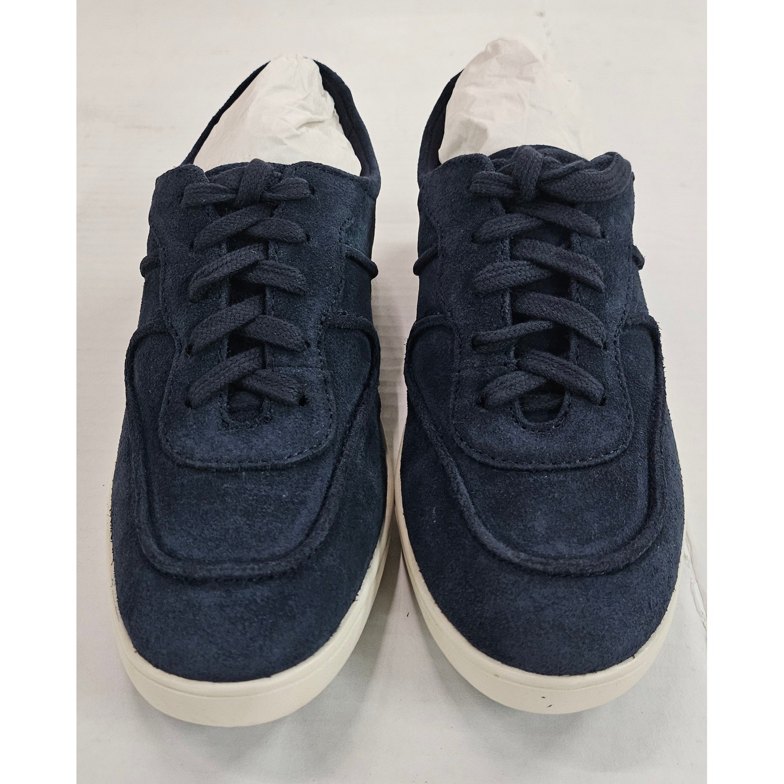 ED Ellen DeGeneres Akemi Navy Blue Bucato Suede Sneakers Womens Size 5M ED-AKEMI