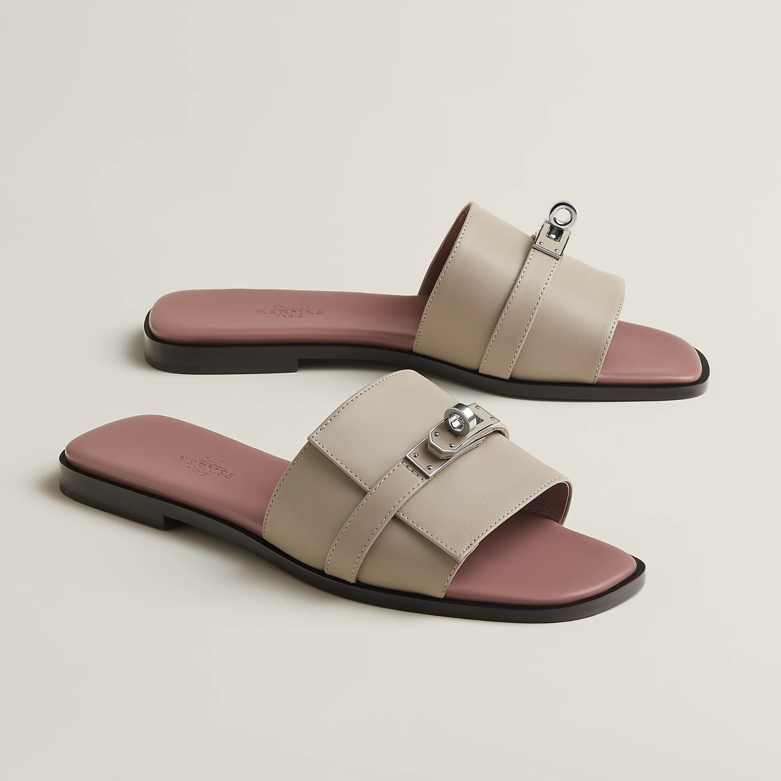 Hermes Giulia Sandal in Beige Galet – Size 41.5 – Brand New – Sold Out Worldwide