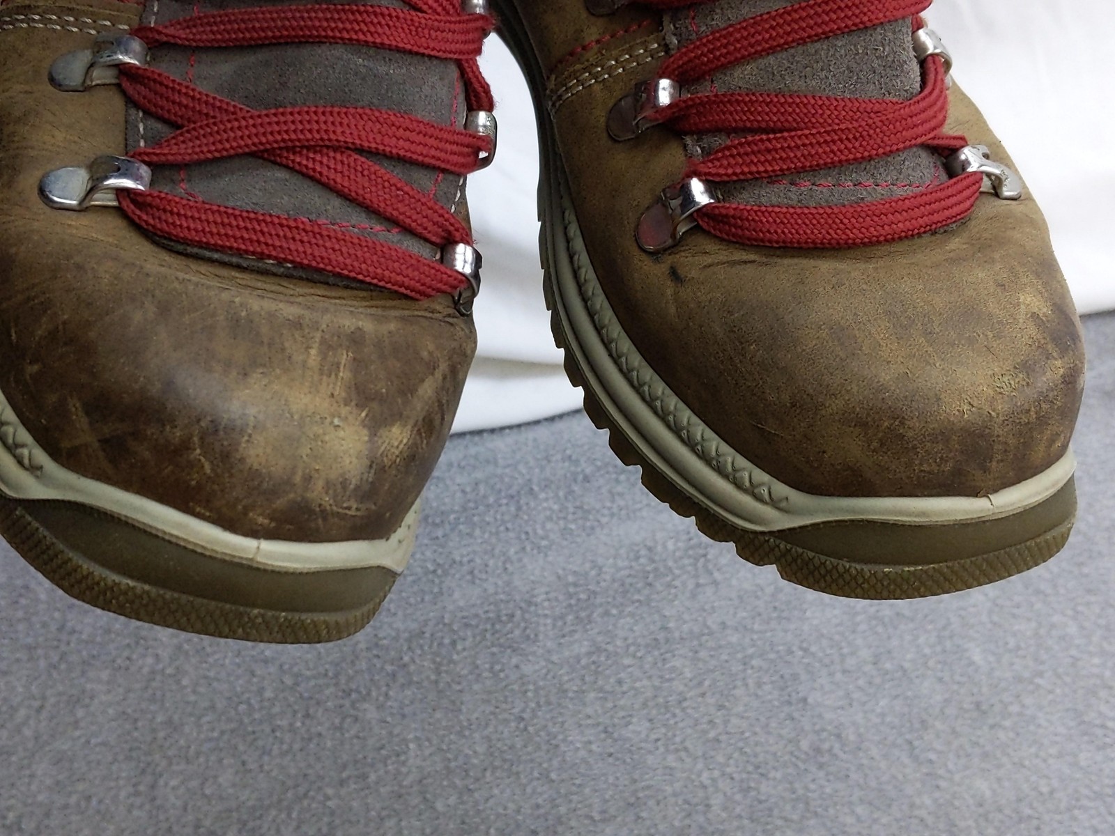 Santana Canada Boots Womens 7 38 Brown Gray Fur Lined Winter Snow Hiking
