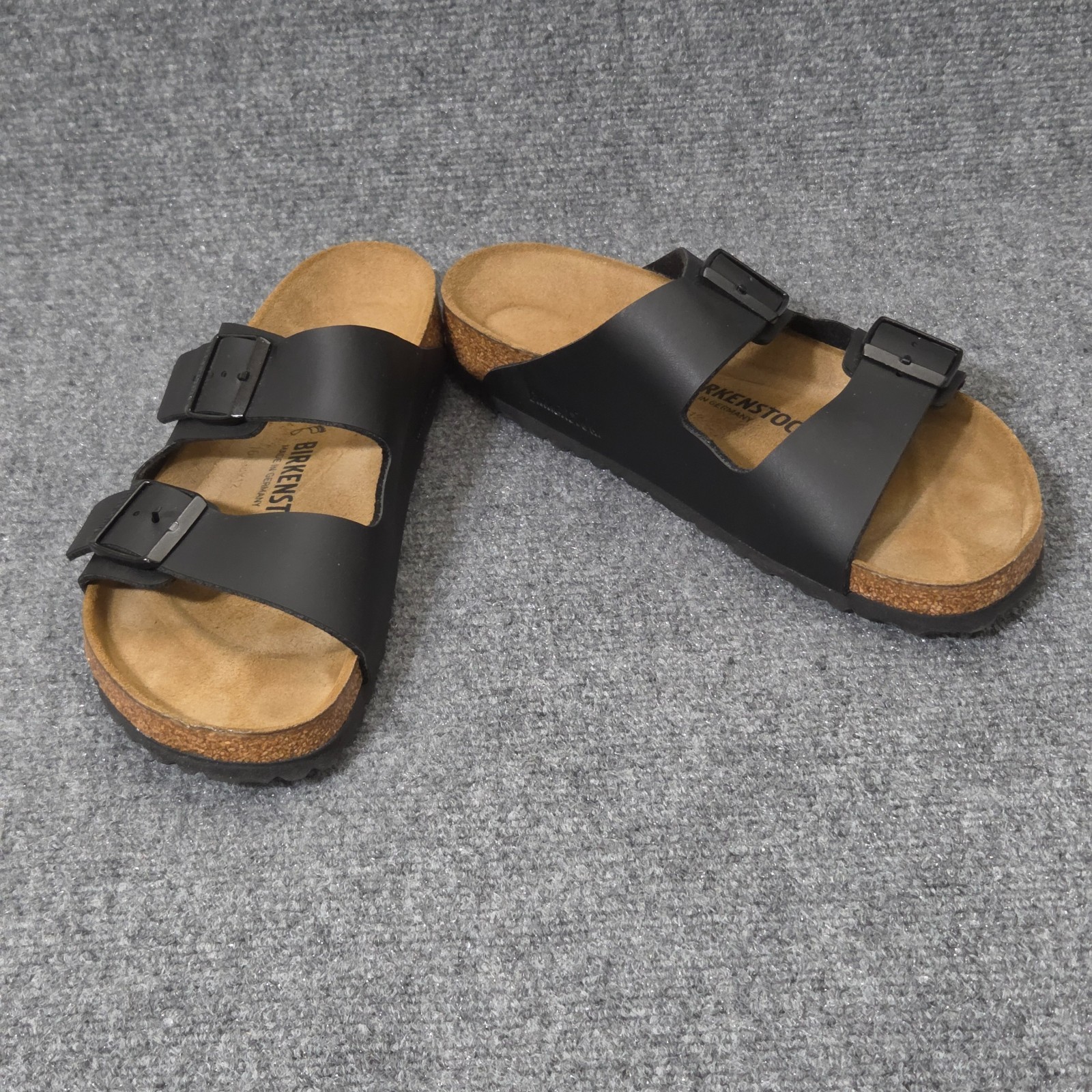 BIRKENSTOCK Women’s 11 Men’s 9 Arizona BS Slide Black Sandals Unisex 9M-11W