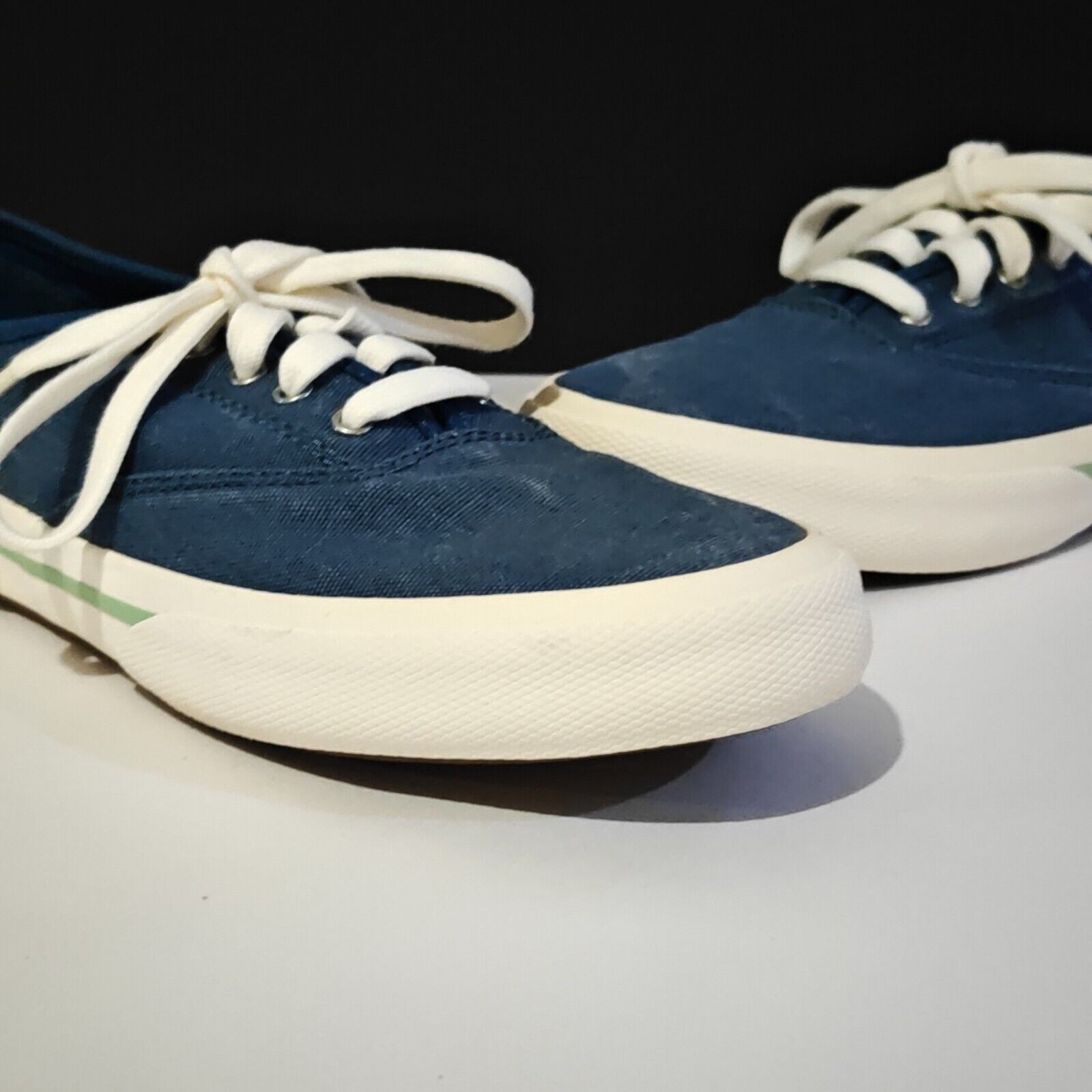 Women’s Sperry Pier Wave CVO Sneaker Shoes Blue Denim Think Boat