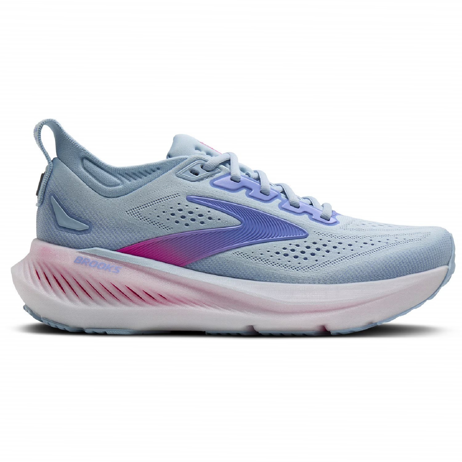 Brooks Women’s Glycerin 23 Running Shoes, Blue/Pink (NEW)