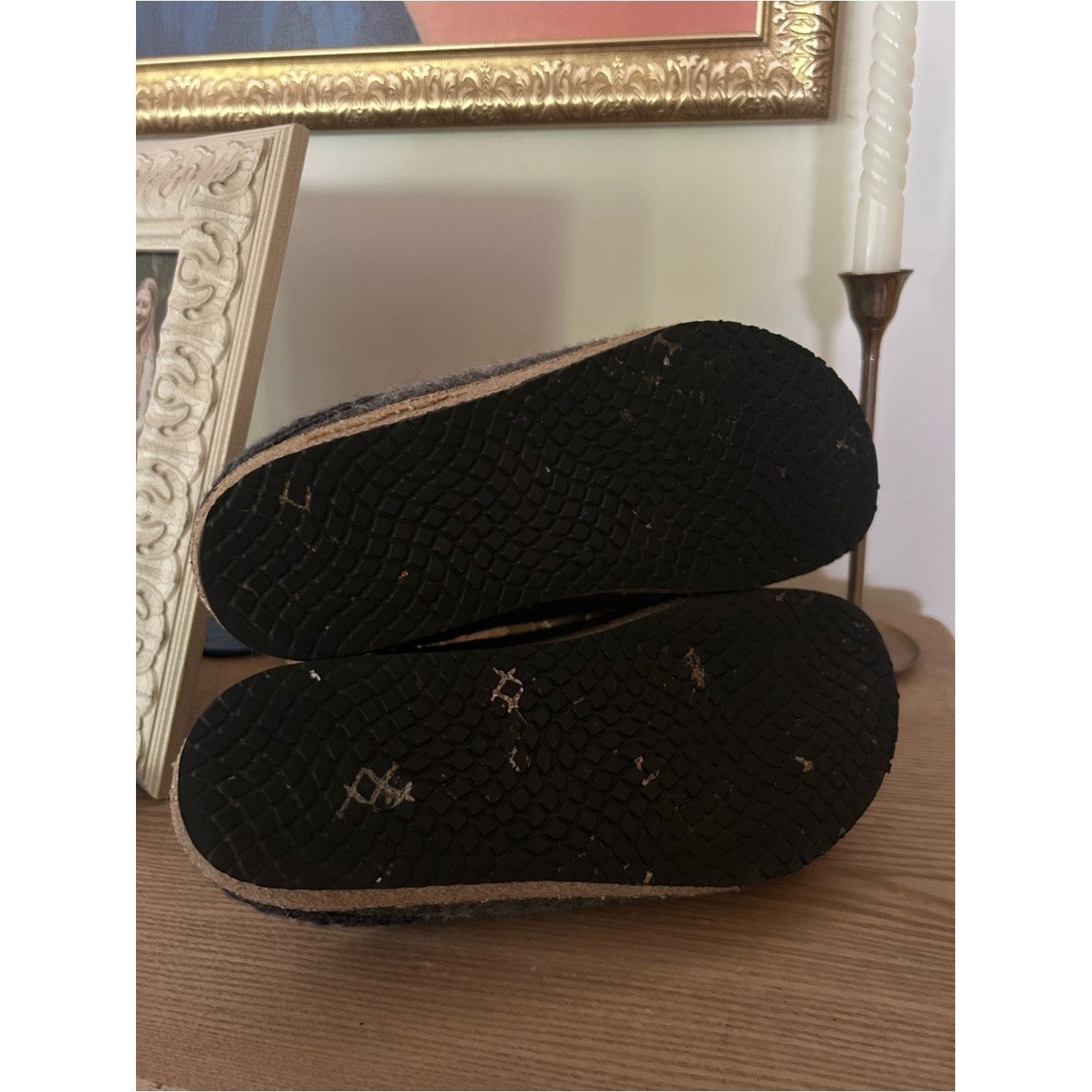Stegmann Pure New Wool Clogs Austria Slip On Shoes Comfort Gray Women’s Size 8