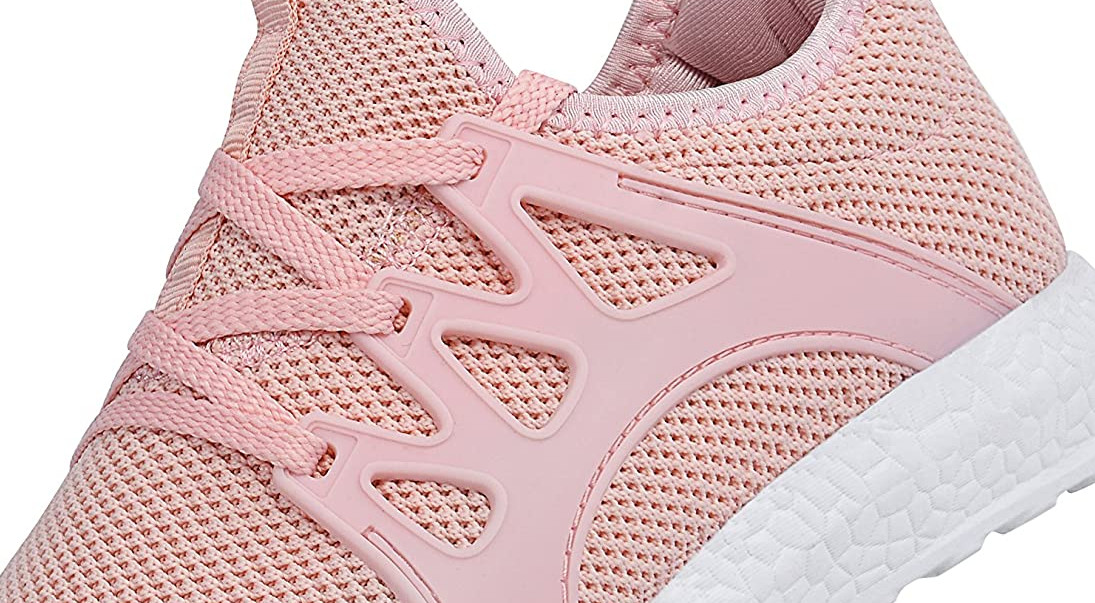 Feetmat Womens NEW Sneakers Lightweight Breathable Mesh Athletic Knitted Pink S9