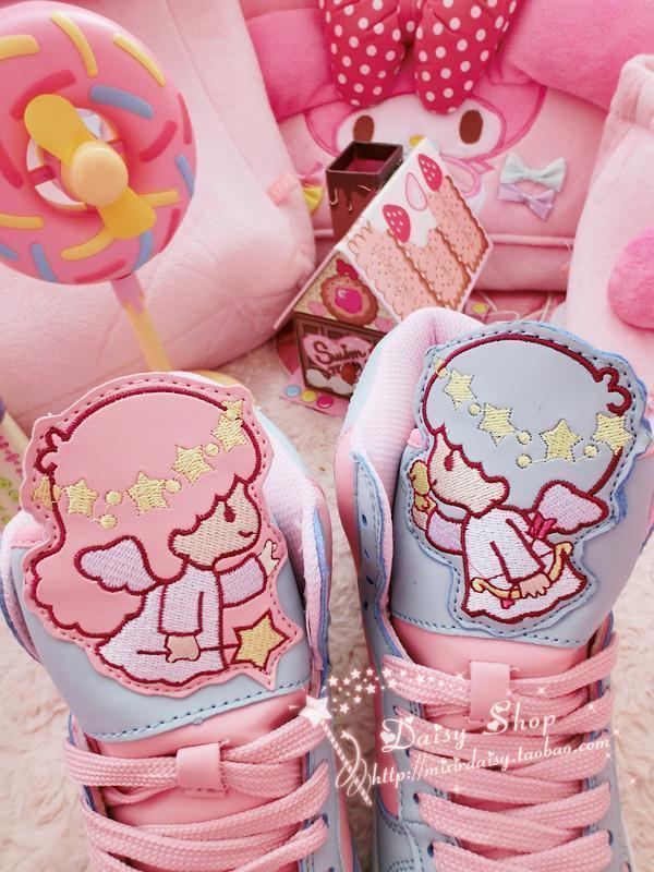 Cute girl high top sports shoes student casual sports shoes