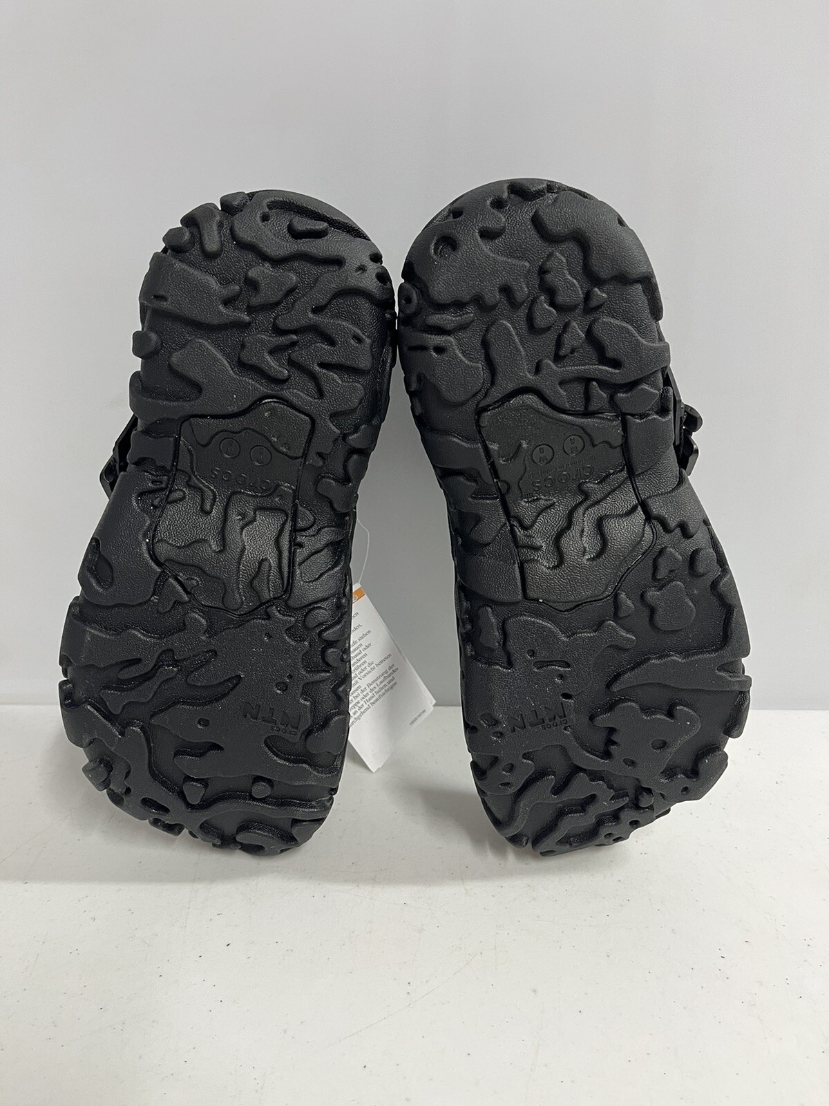 Crocs All-Terrain Atlas Triple Black Clog Men’s 6 Women’s 8 Outdoor Water Shoes