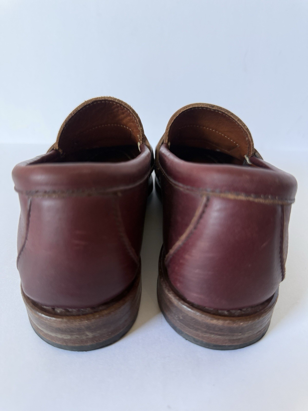Rancourt Cole Haan Pinch America Penny Loafer Brown Stich Maine USA Womens 6.5 M