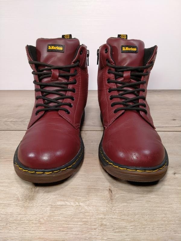 women dr martens boots burgundy 38