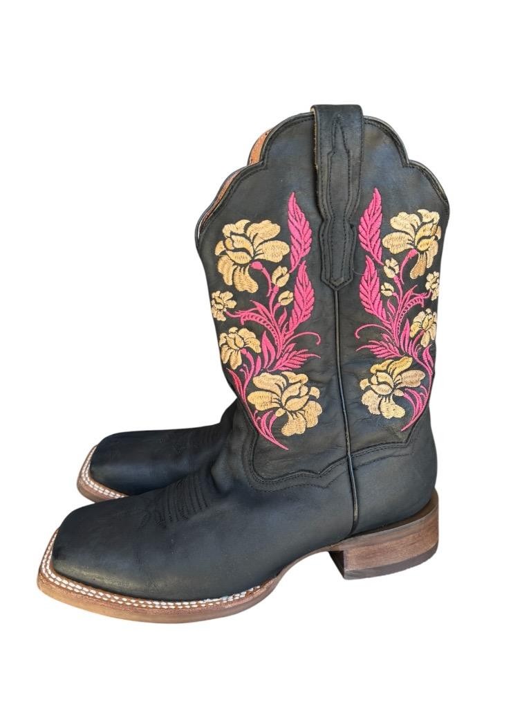 Dan Post Asteria Performance Square Toe Cowboy Boot Women size 10