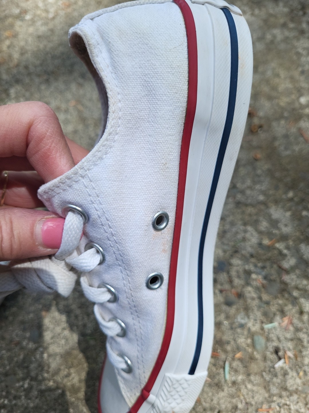 Converse All Stars Mens 4 Womens 6 White M7652