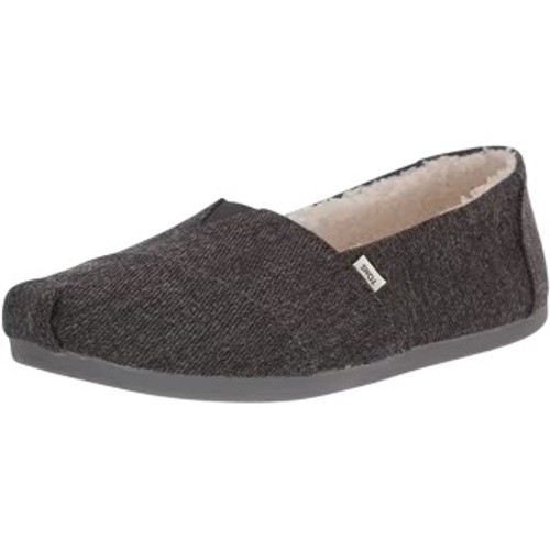 56. TOMS Women’s Alpargata Loafer Smoke Grey Repreve Heavy Twill/Faux Shearling