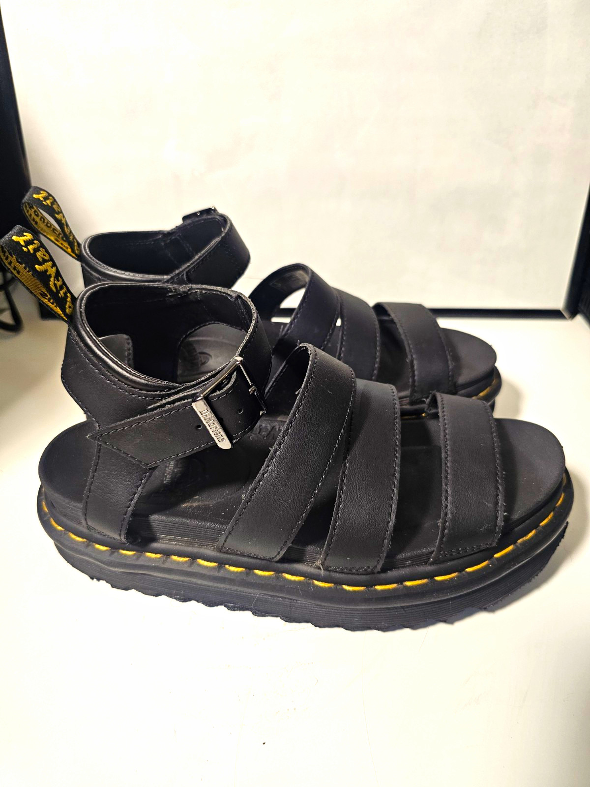 Dr. Martens Blaire Athena Leather Strap Sandals W7 EU38
