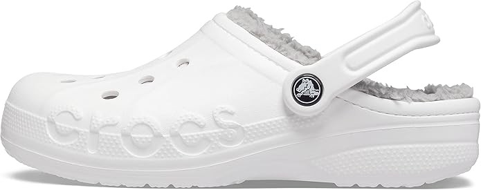 new nwt Crocs Unisex-Adult Baya Lined Clog mens 9 womens 11 white
