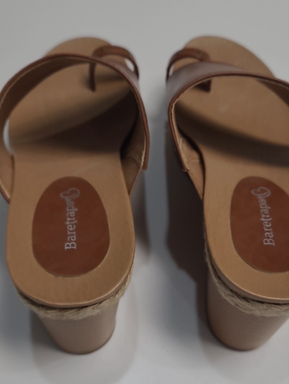 BareTraps Lynn Brown Toe Ring Wedge Platform Sandals – Size 6