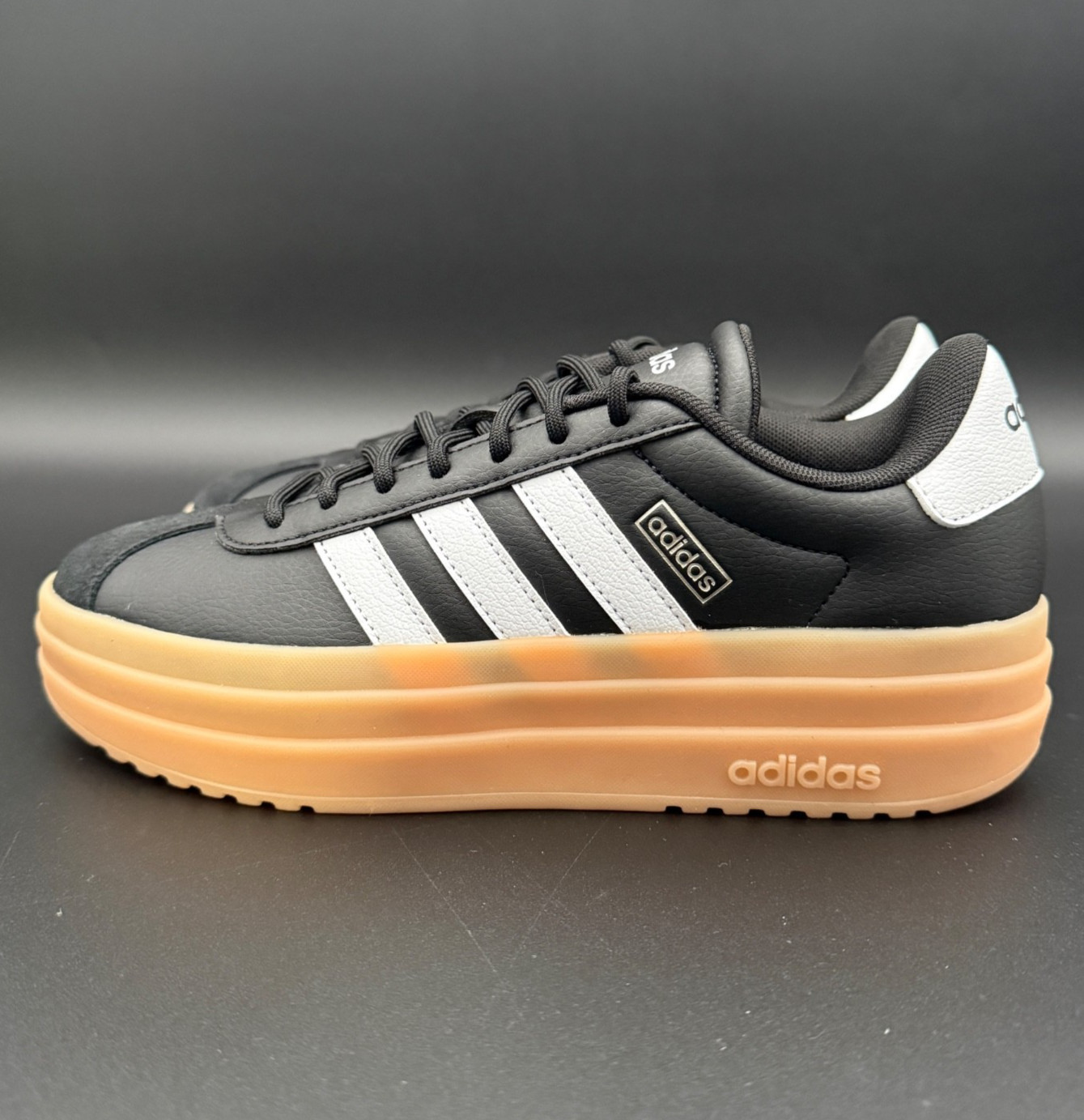 Adidas Women’s VL Court Bold Casual Black White #081