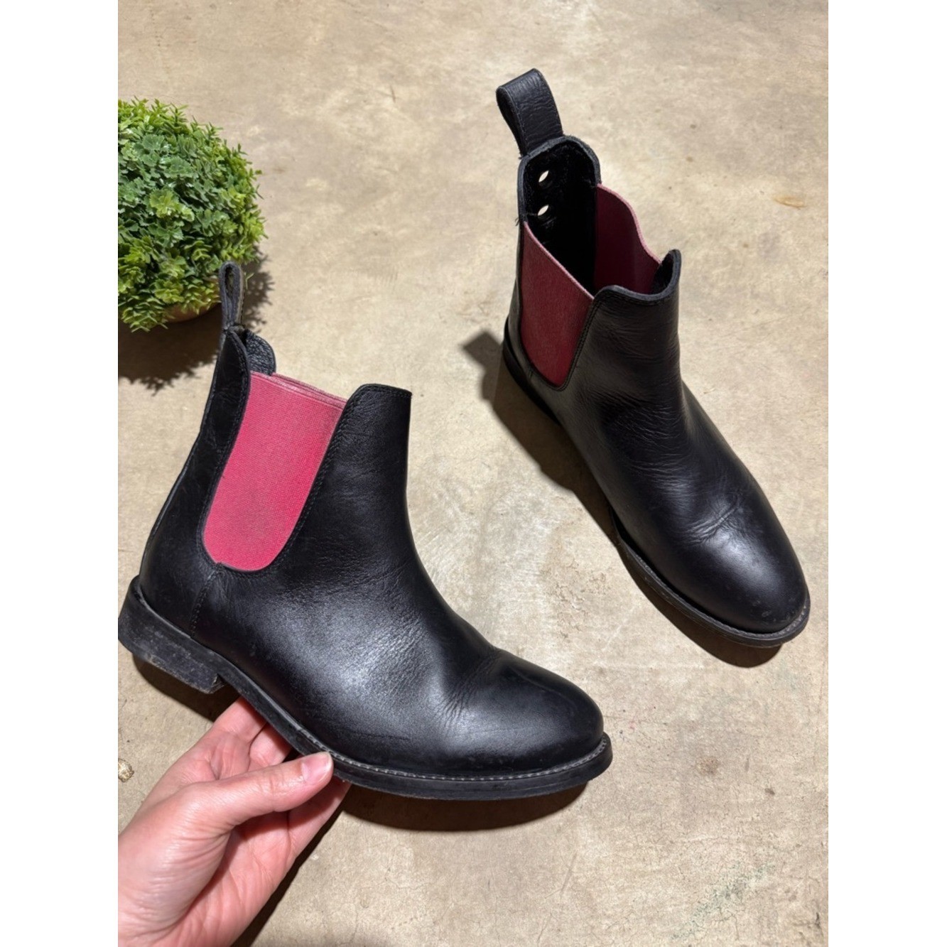 Free People x Faryl Robin Mountain Peak Janice Boot Women Size 7 Black Chelsea