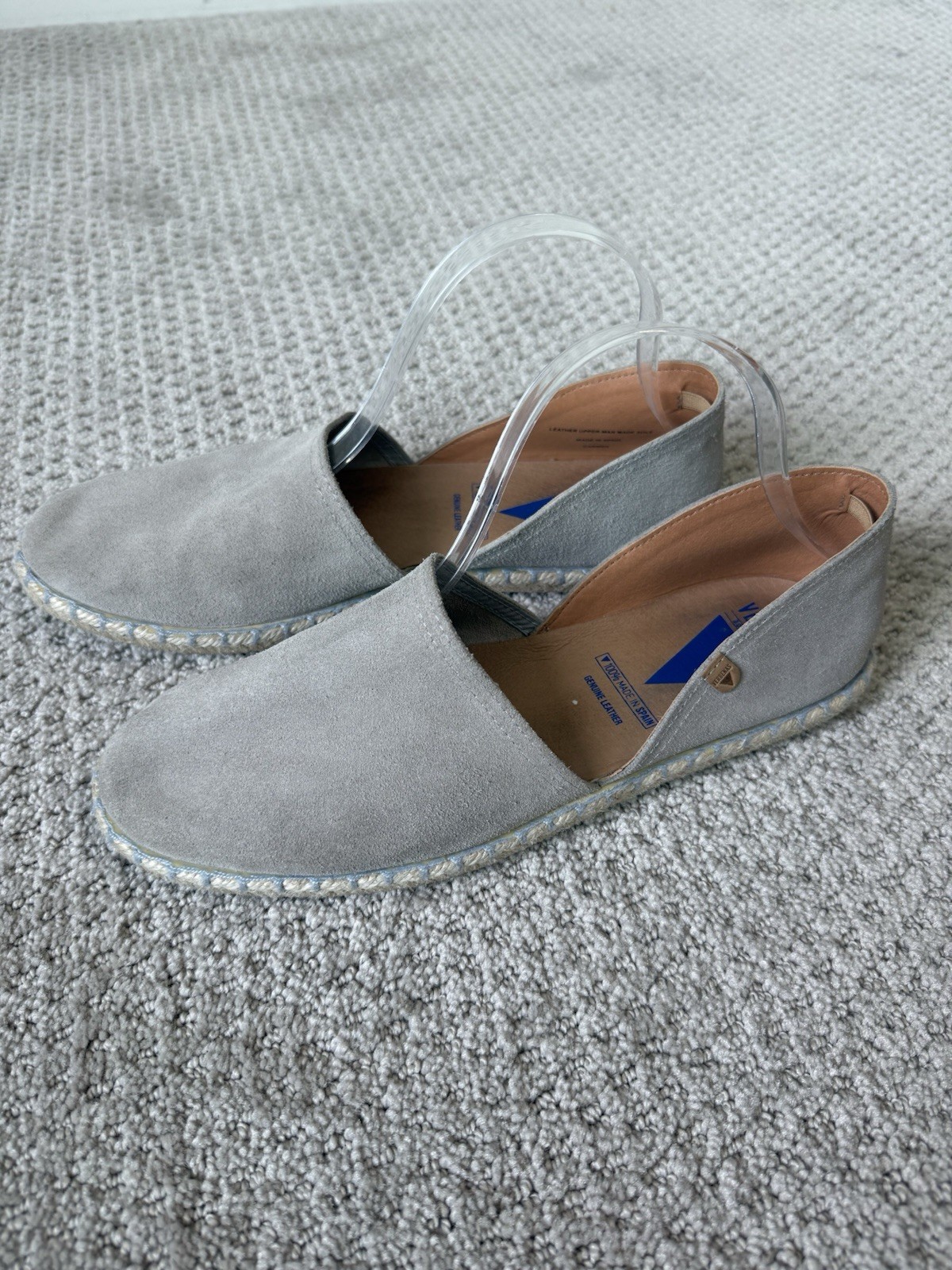 Verbenas EU 42 Carmen Suede Spain Espadrille Slip On Flats Casual Travel Beach
