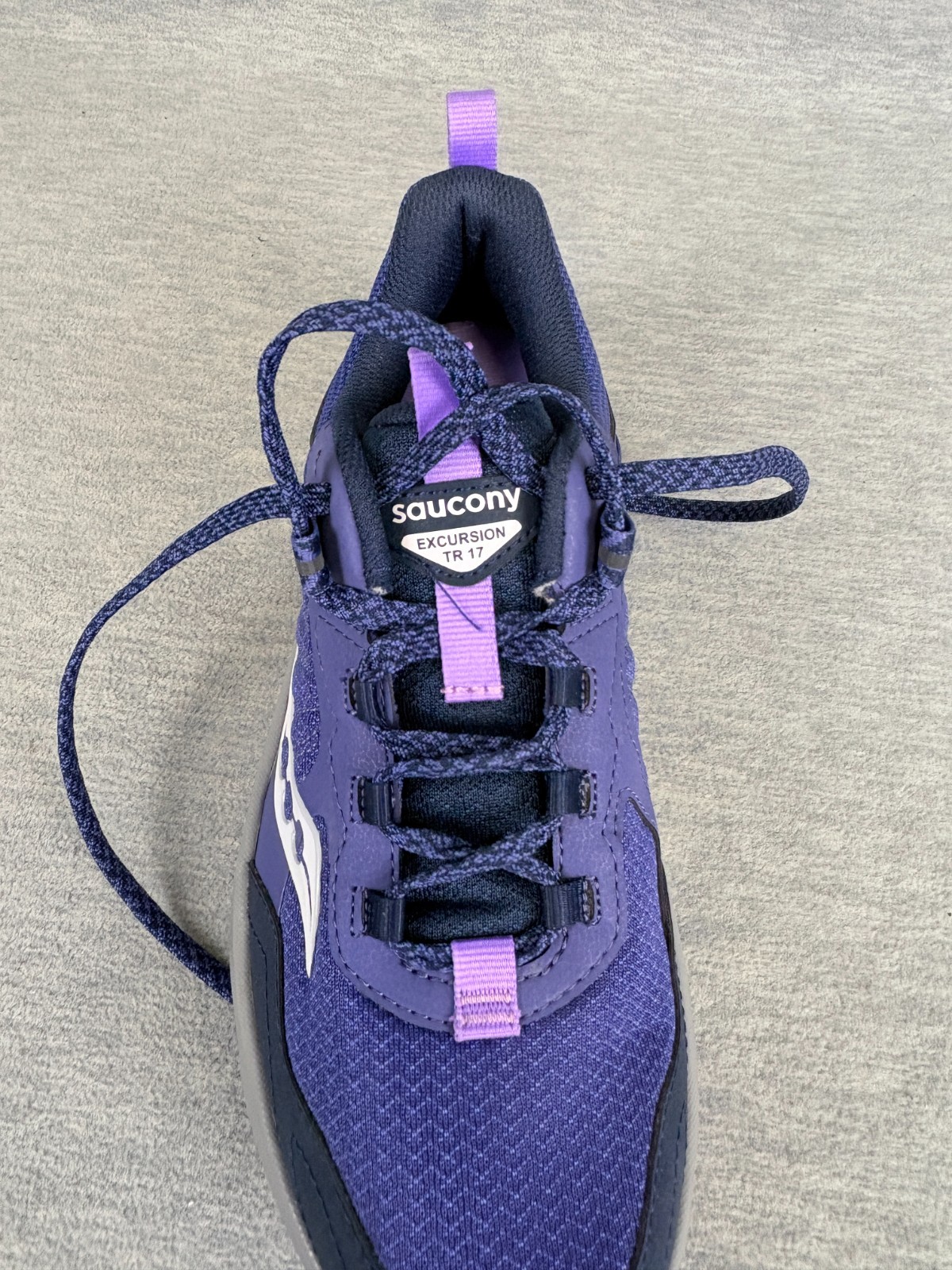 Saucony Excursion TR17 Trail Running Sneakers Womens 9.5 M Marine Blue Purple