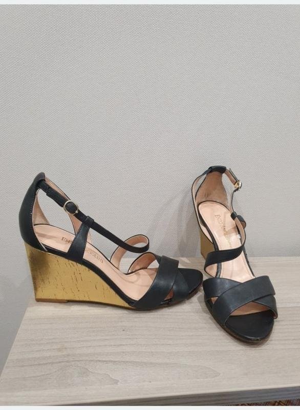 Women Michael Kors heels black leather 36 #48B8