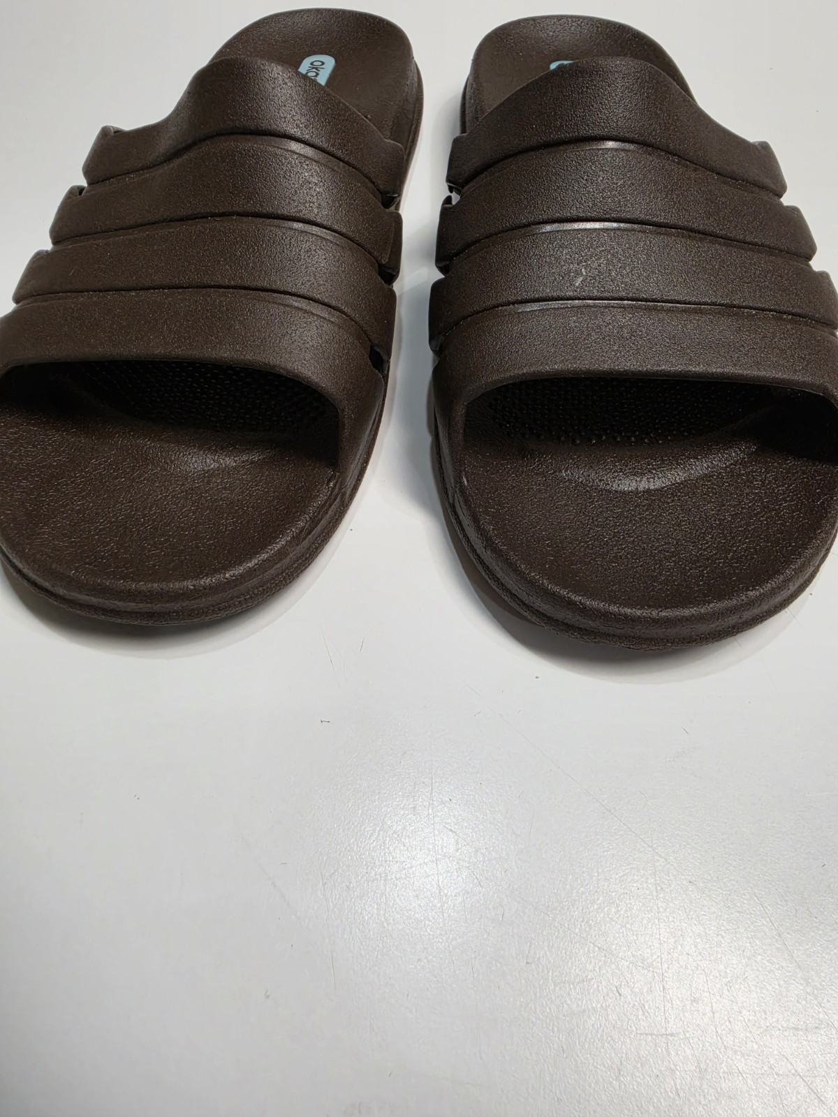 OKA-B Brown Slide Sandals – Unisex Size XL