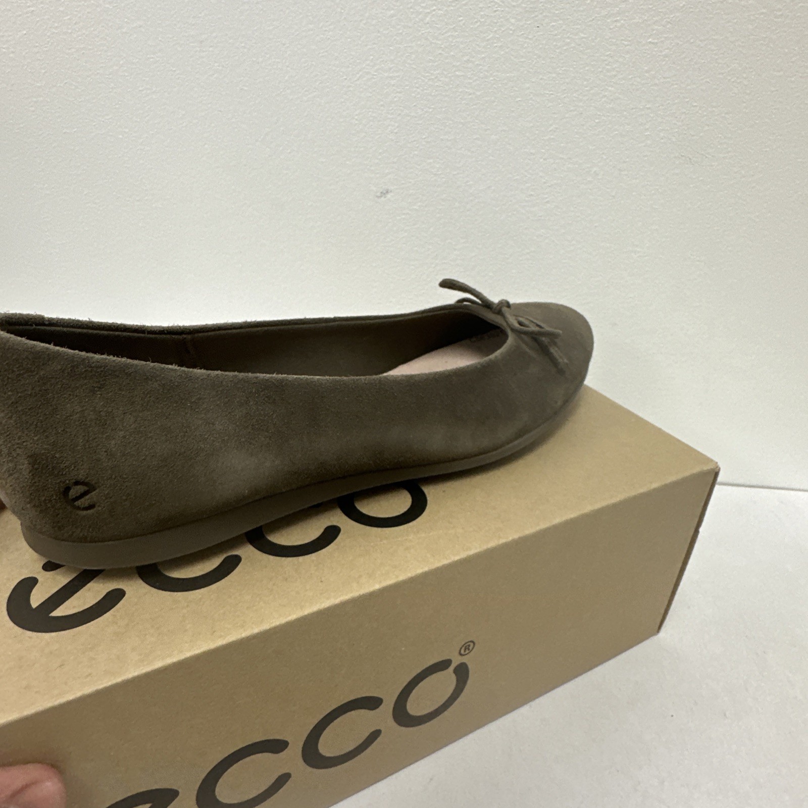 ECCO TOUCH BALLERINA FLAT | ARTICLE 271713 | DARK CLAY 05559 | SIZE 10-10.5US