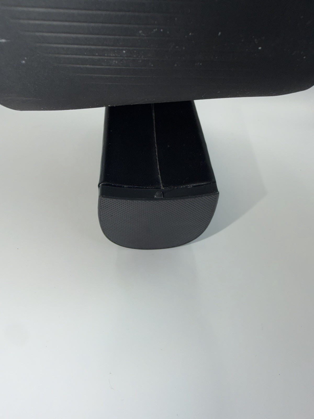 Public Desire Black Chunky Platform Mule Heels Size 5