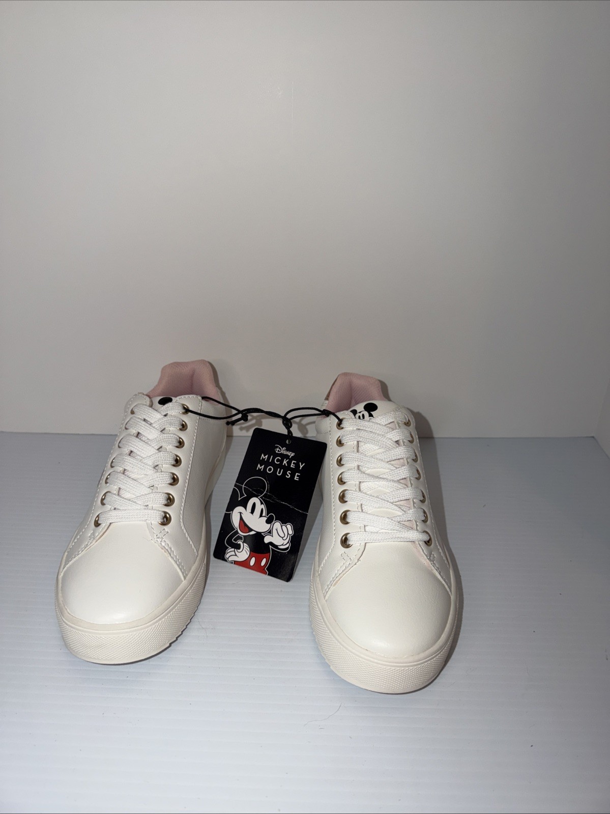 Disney Mickey Rose Gold Court Womans Shoes Size 7 New Not In Box