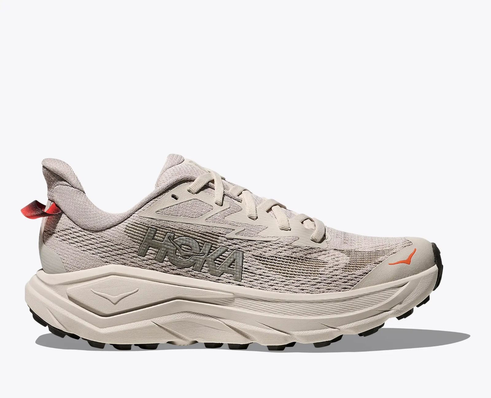 NEW! Hoka Challenger 8 Trail Running Shoes Womens Size 10B – stucco/asphalt grey