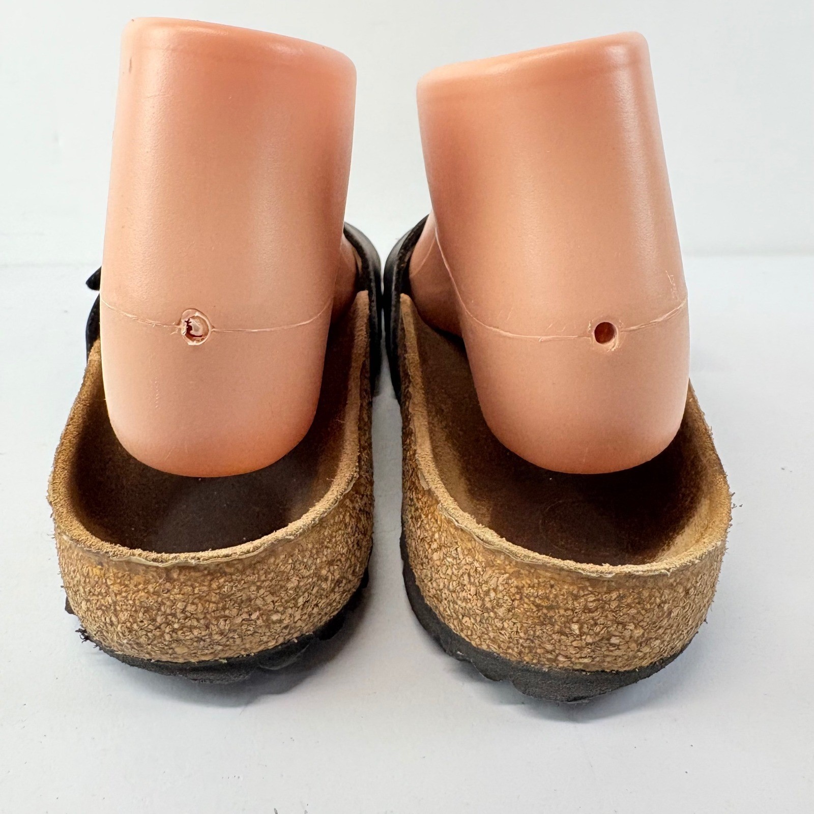Birkenstock Madrid Sandals Women 37 6 6.5 Black Birko-Flor Slide Regular/Wide