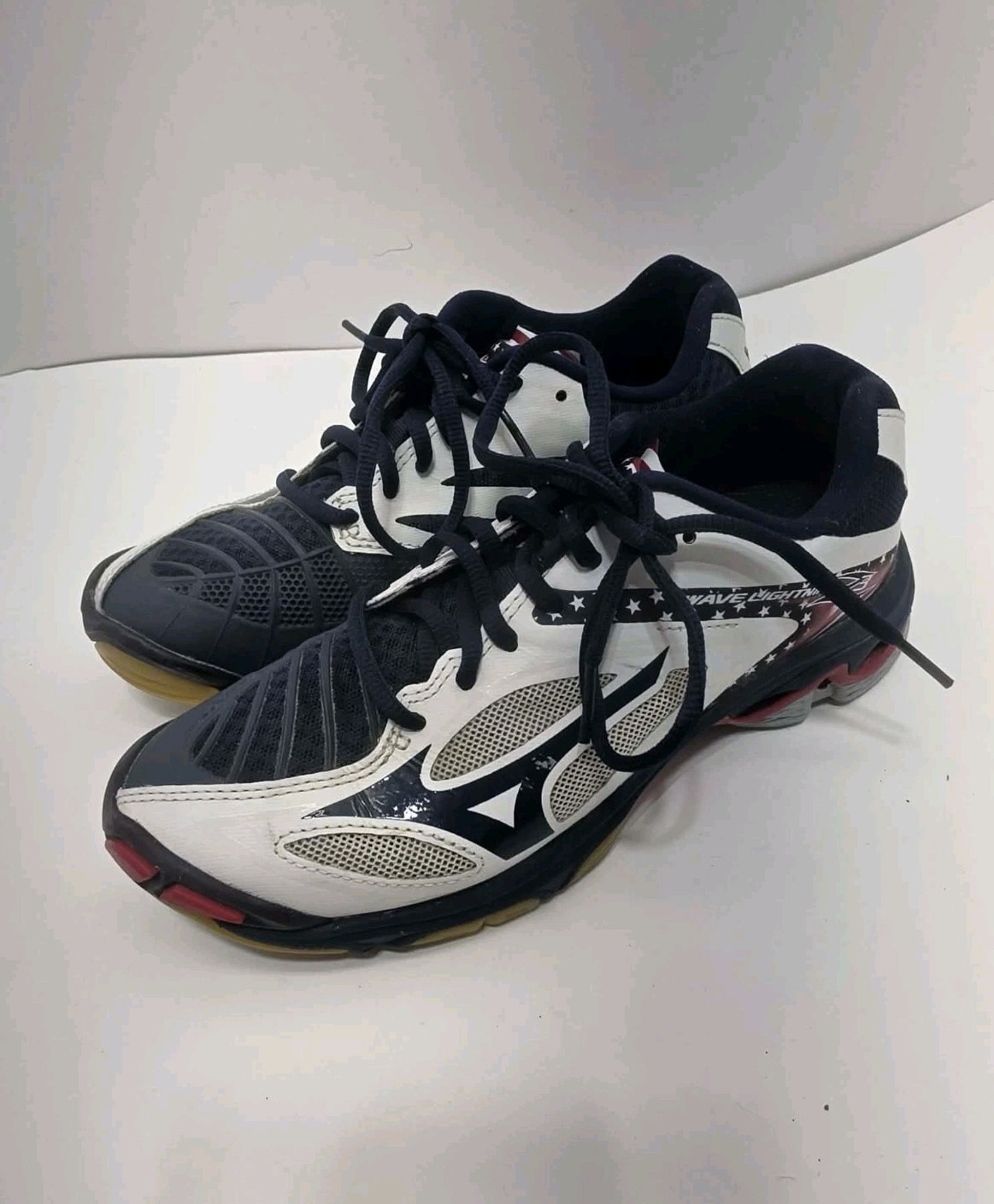 Mizuno Wave Lightning Z3 – Red • White • Blue Running Shoes – Women’s Size 7.5