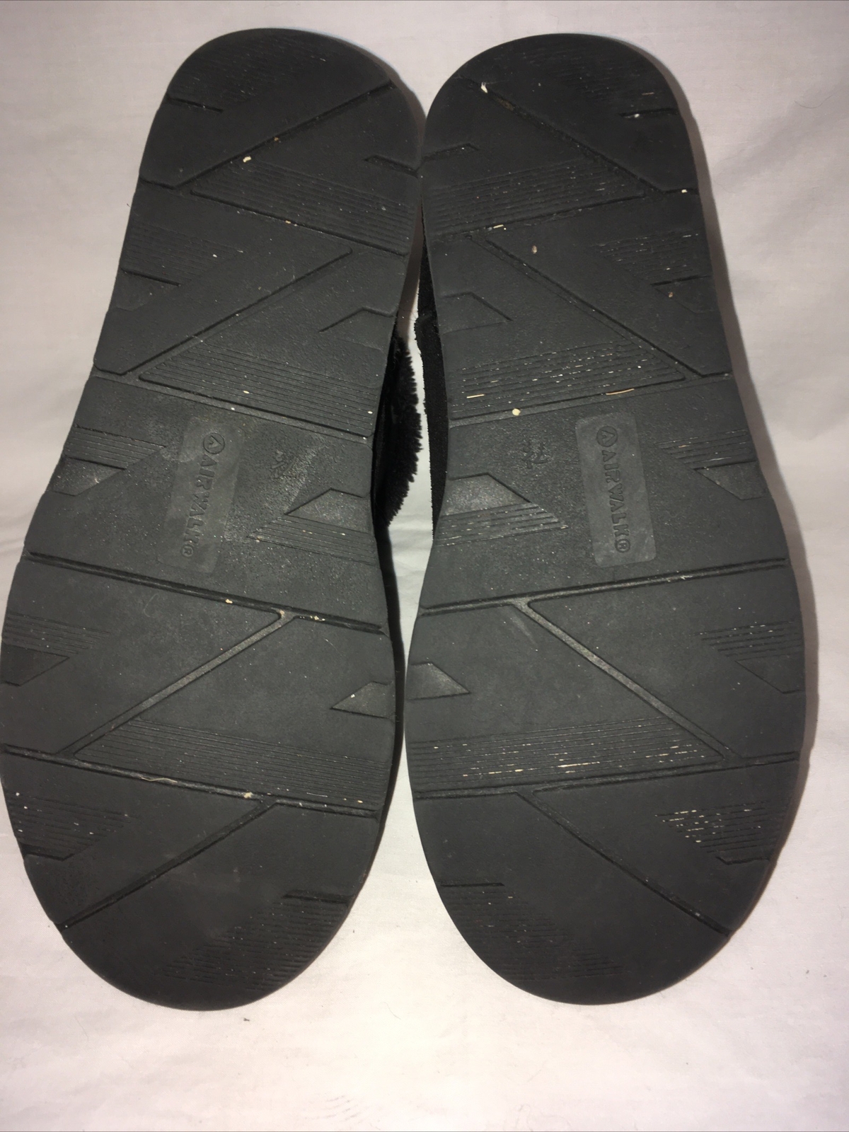 Airwalk Winter Fall Black Suede Boots With Zipper Sz 7.5