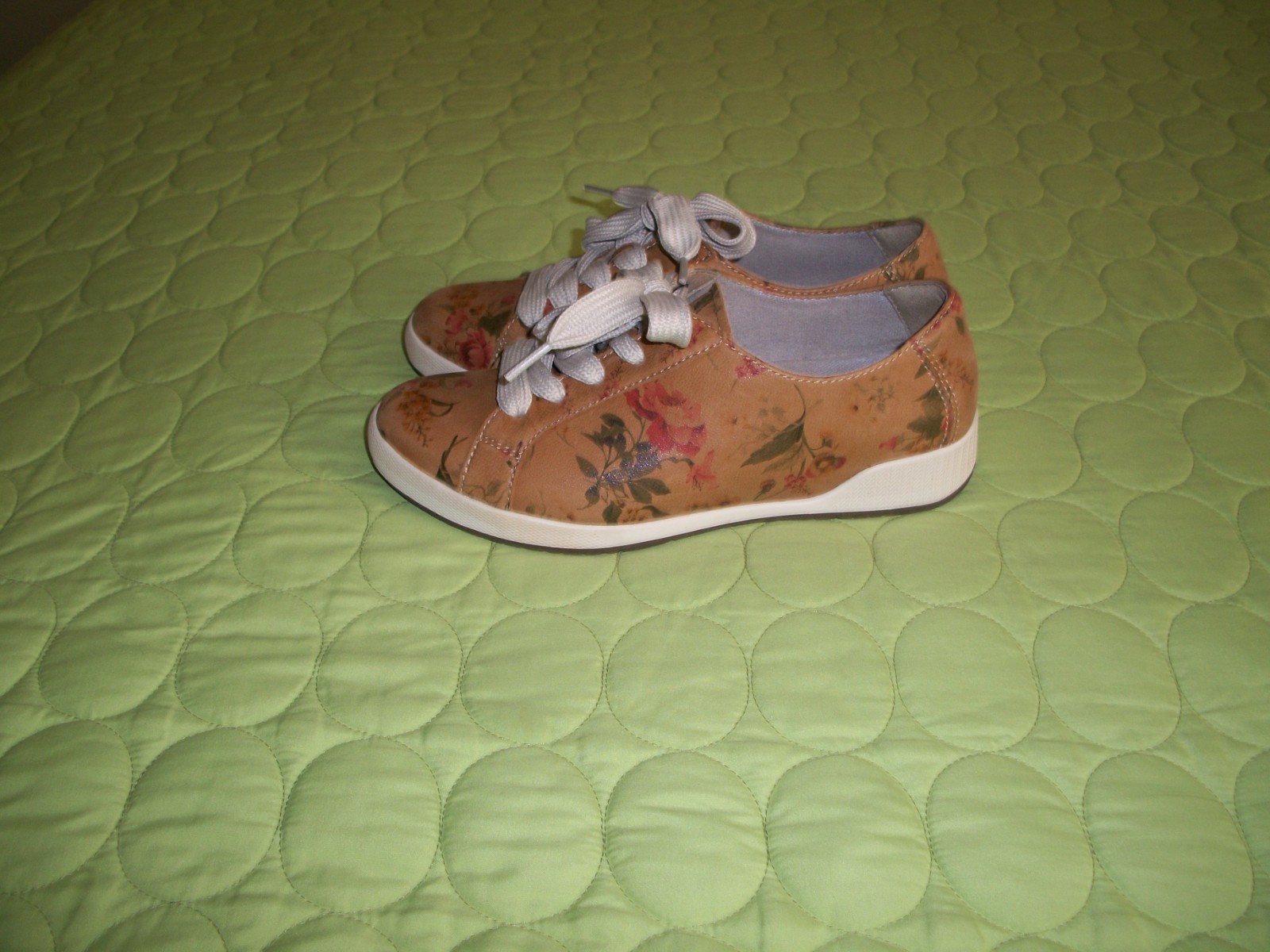 Dansko Flowered Leather Shoes
