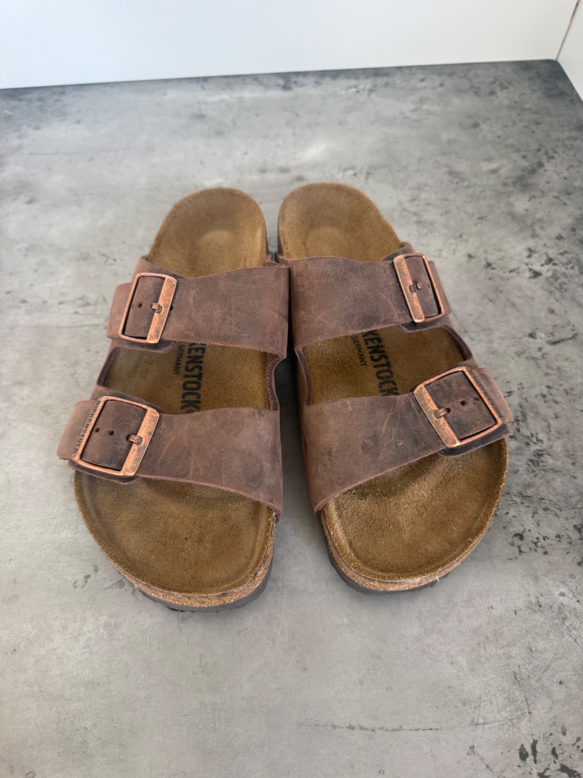 Birkenstock Arizona Habana Oiled Leather EU 37 / Size 6-6.5 (Narrow) – Worn Once