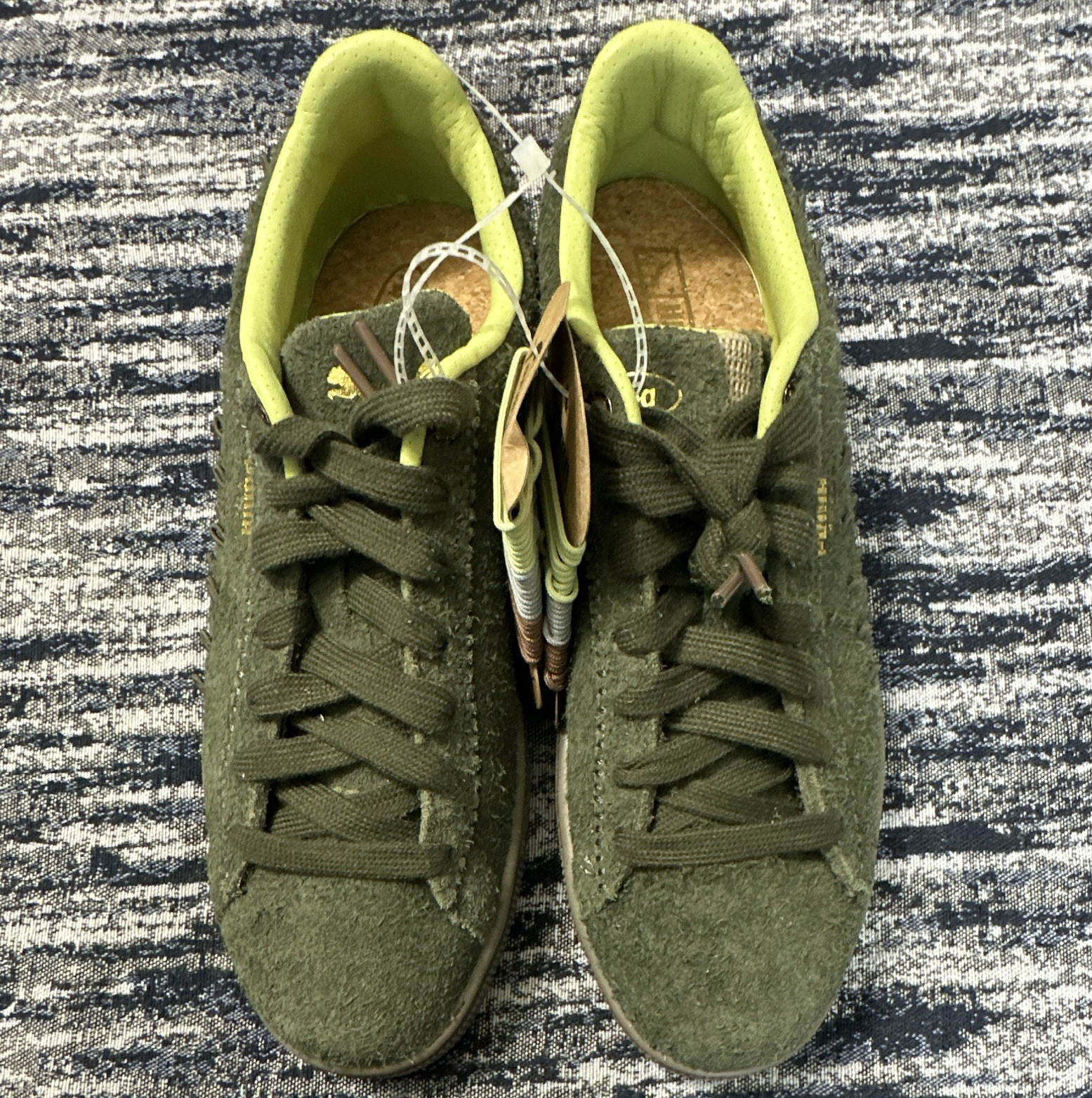 PUMA Bodega Low Top Men’s Green Moss Lace-Up Athletic Sneakers Size 9.5