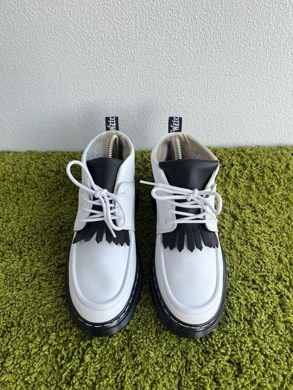 Women Dr Martens Boots White Leather 37 #7KKC