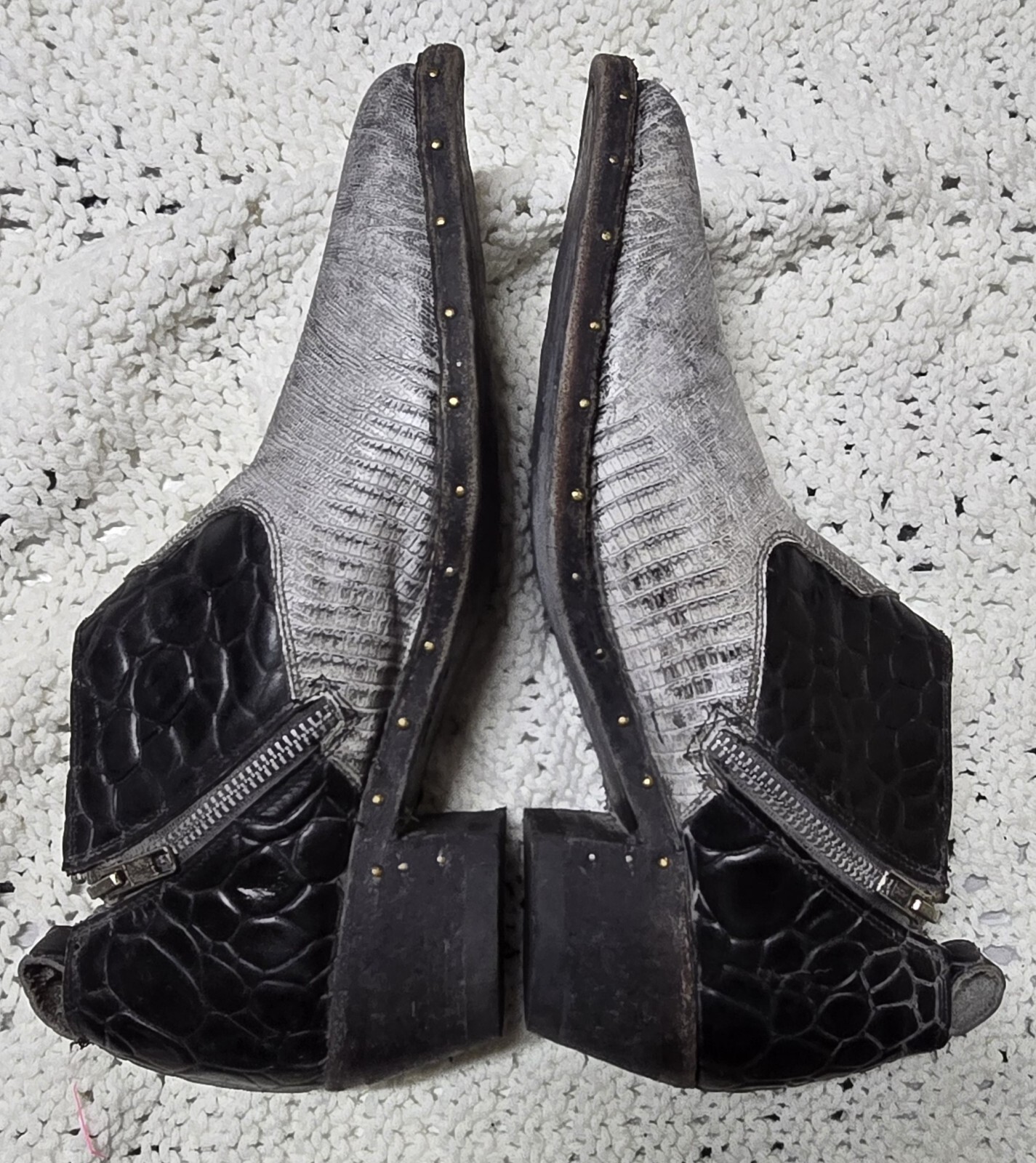 FREE PEOPLE FARYL ROBIN Ankle Bootie 9 Leather Westley Star Western Mexico Fest