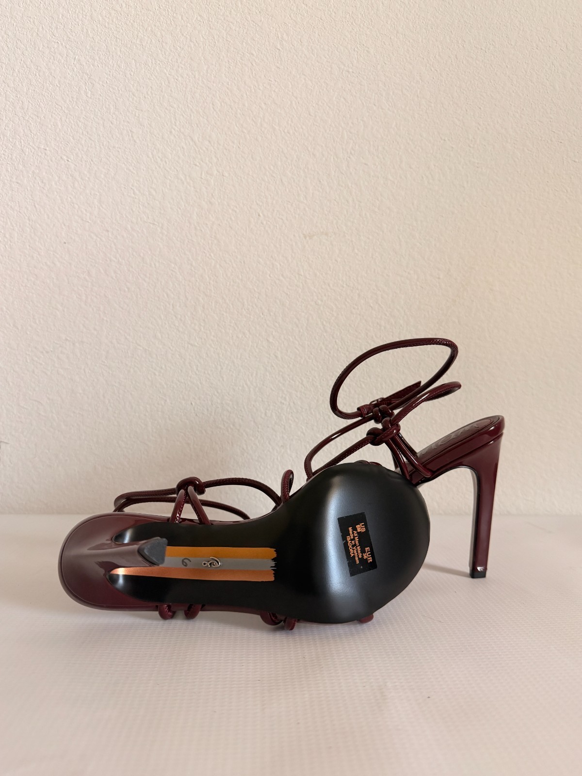 SAM EDELMAN Isadora In French Merlot Faux Leather