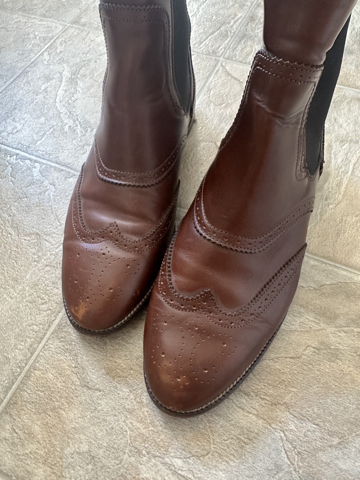 Massimo Dutti women’s boots, brown leather Euro size 41