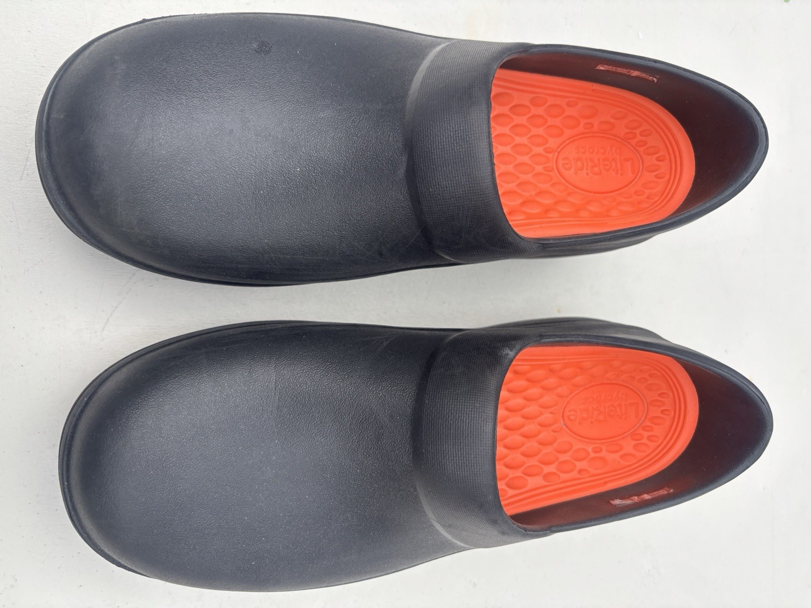 Crocs LiteRide Slip-On Clog Shoes Black/Orange US 9 Women’s