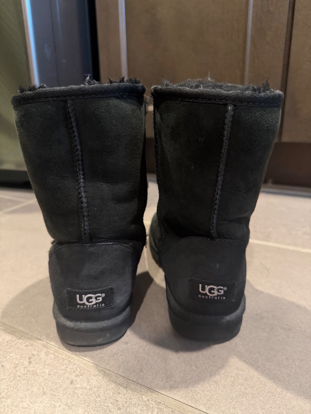 UGG Australia Classic Short II Winter BOOTS for Women 088 – Black 7 US / 38 EU
