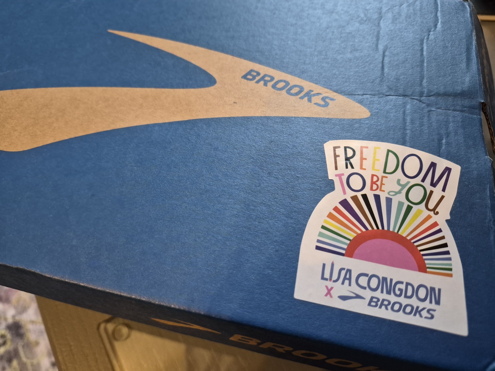Brooks Trace 2 Women’s 8.5 – PRIDE Lisa Congdon sneakers. New In Box!