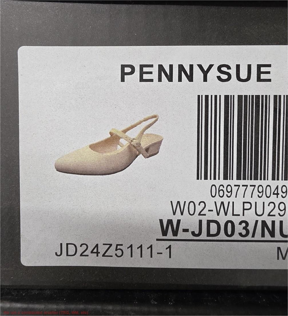 PENNYSUE Women’s Pointed Toe Kitten Heel Nude Color Size 8.5 *SEE DEAL!!!*