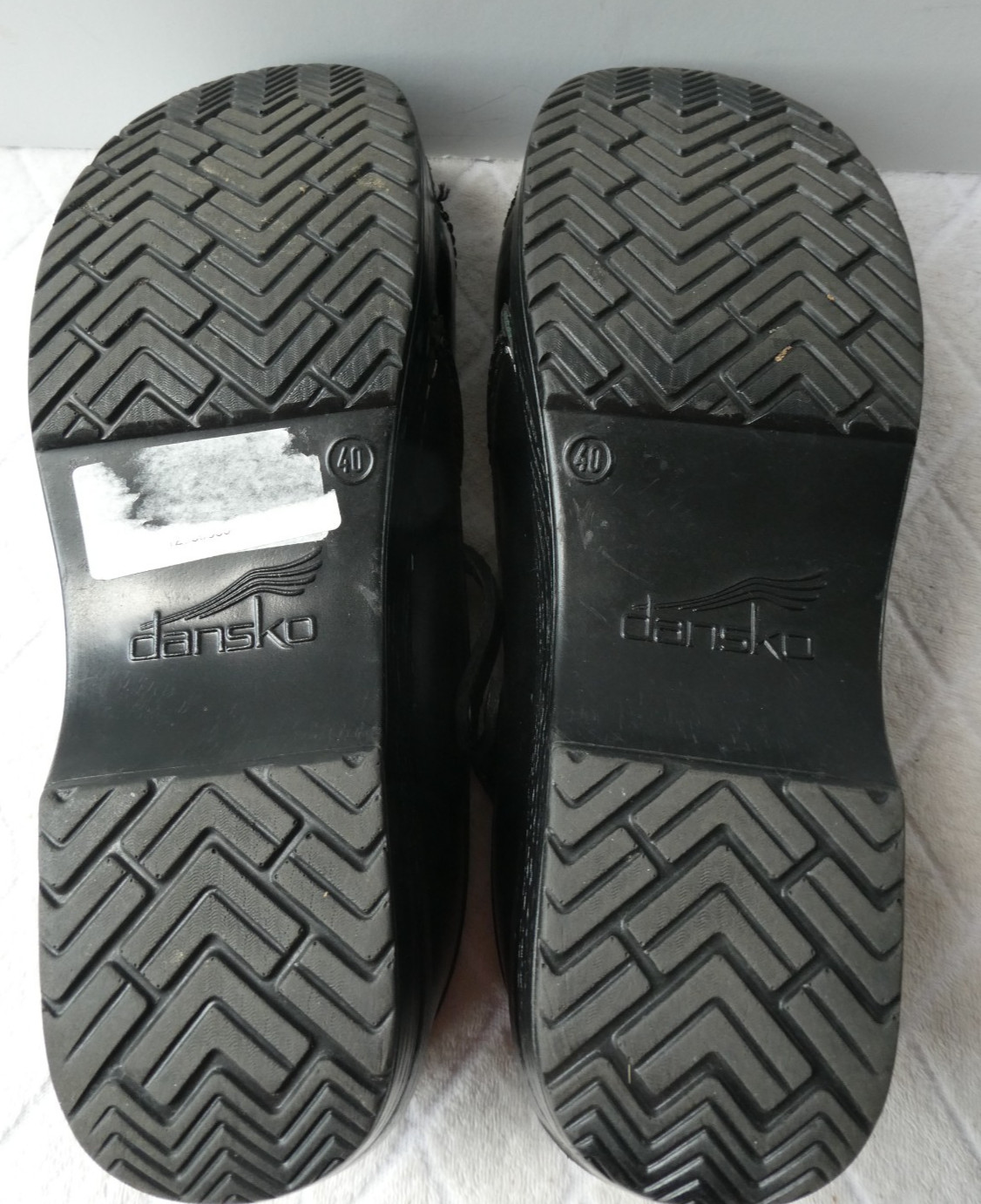 Women’s Dansko Black Mary Jane Leather Wedge Clog Shoes Strap EU 40 US 9-9.5