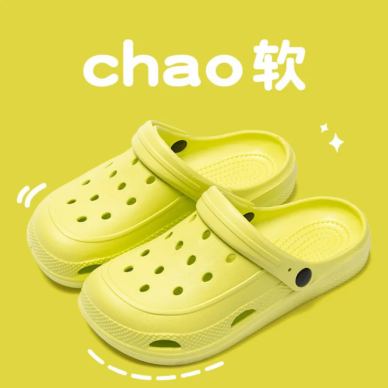 Unisex Summer Slippers EVA Clogs for Women Men Breathable Home Sandals