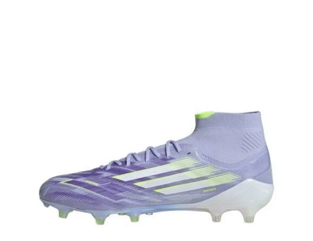 Adidas F50 Sparkfusion Elite Mid FG Size 9.5 Women’s Purple Neon Soccer Cleats